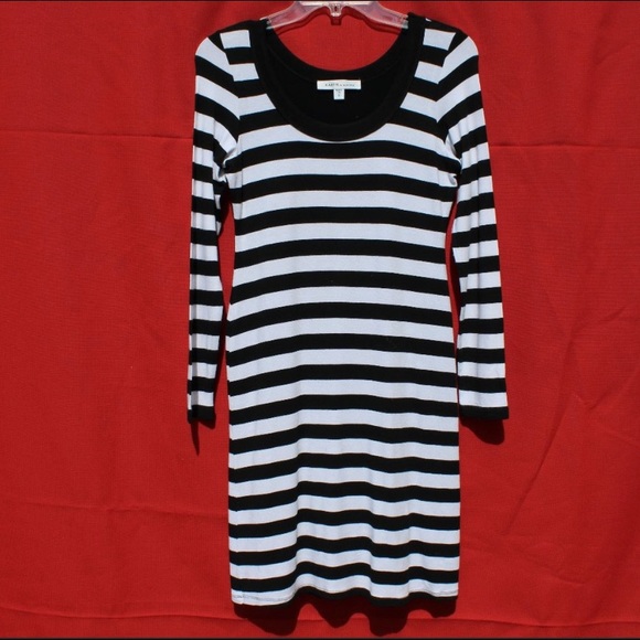Black and white stripped Karen Kane dress - Picture 1 of 2